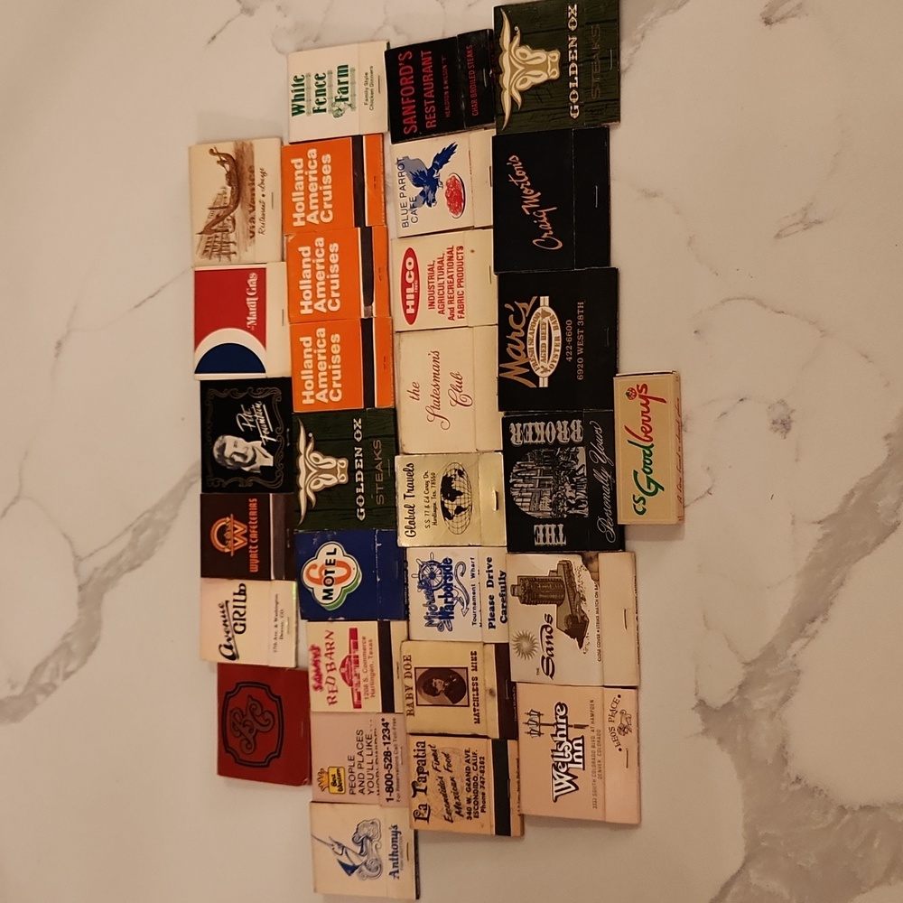 Vintage Match Book Collection